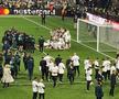 Jucătorii lui Real s-au buucrat de trofeul cucerit încă o repriză după finalul finalei / Foto: GSP.ro