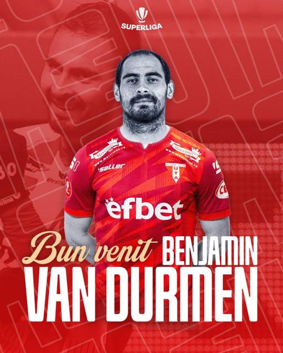 Sursă foto: Facebook UTA Arad Fotbalistul lui Adrian Mititelu s-a transferat în Superliga: „Îi urăm bun venit în legendarul tricou roș-alb!”