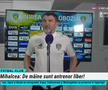 Adrian Mihalcea, întrerupt de jucători la flash interviu