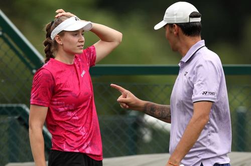 Elena Rybakina și Stefano Vukov, fostul ei antrenor Foto: Guliver/GettyImages