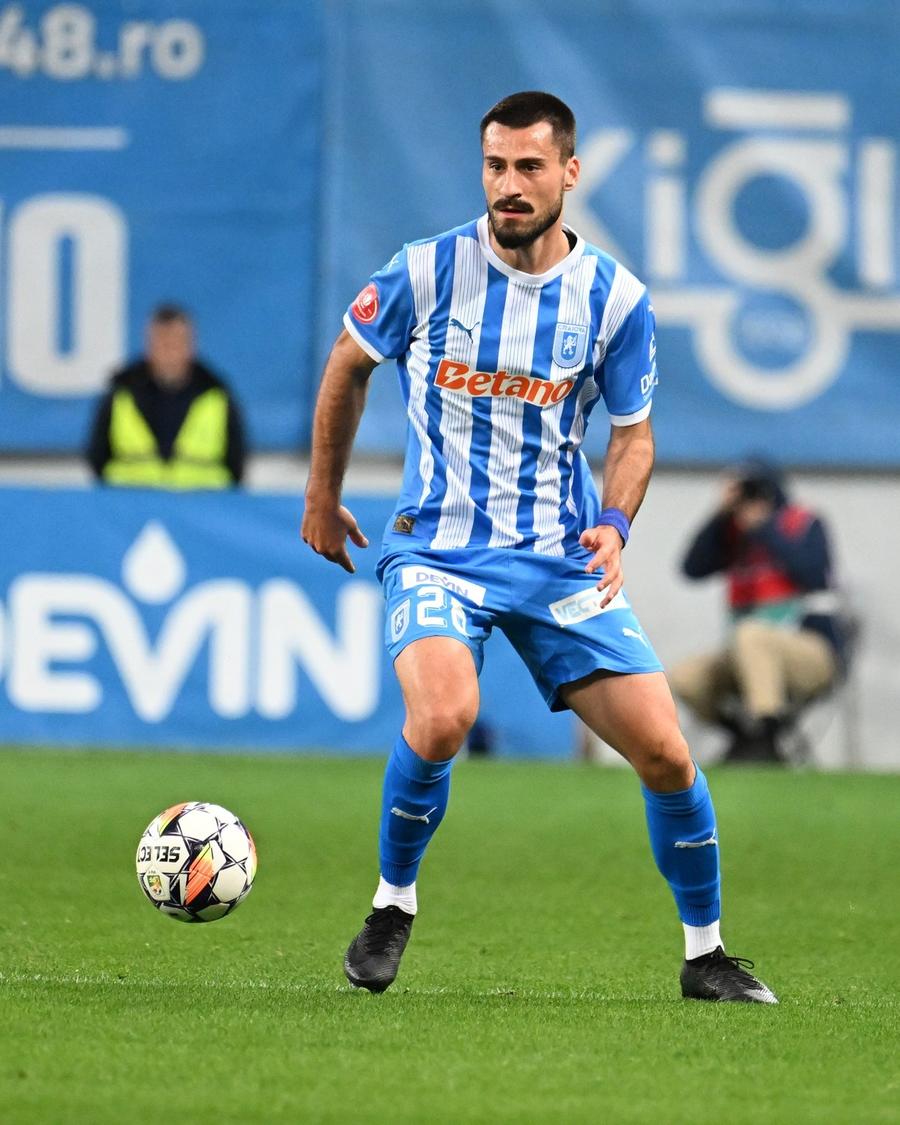 Gjoko Zajkov, OUT de la Universitatea Craiova. FOTO: Facebook @Universitatea Craiova S-a despărțit astăzi de Universitatea Craiova și poate continua în Superligă