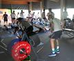 Antrenament la sala de forţă al echipei naţionale de tineret FOTO: Ionuţ Iordache (GSP)