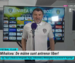 Adrian Mihalcea, întrerupt de jucători la flash interviu
