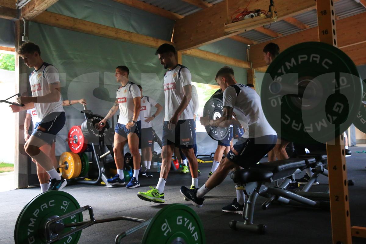 Antrenament la sală al echipei naţionale de tineret, 2 iunie 2025