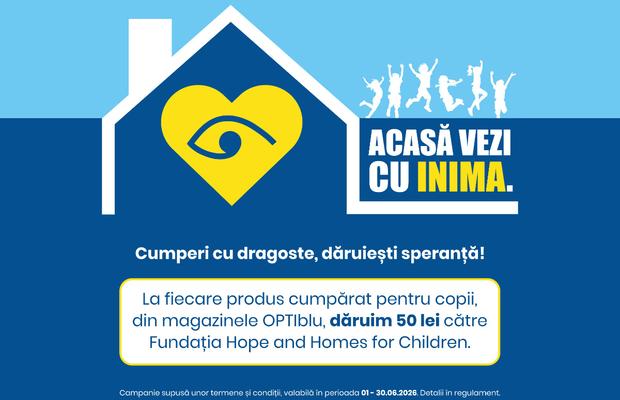 OPTIblu transformă ochelarii în ore de meditații, terapie și încredere pentru copiii Hope and Homes for Children