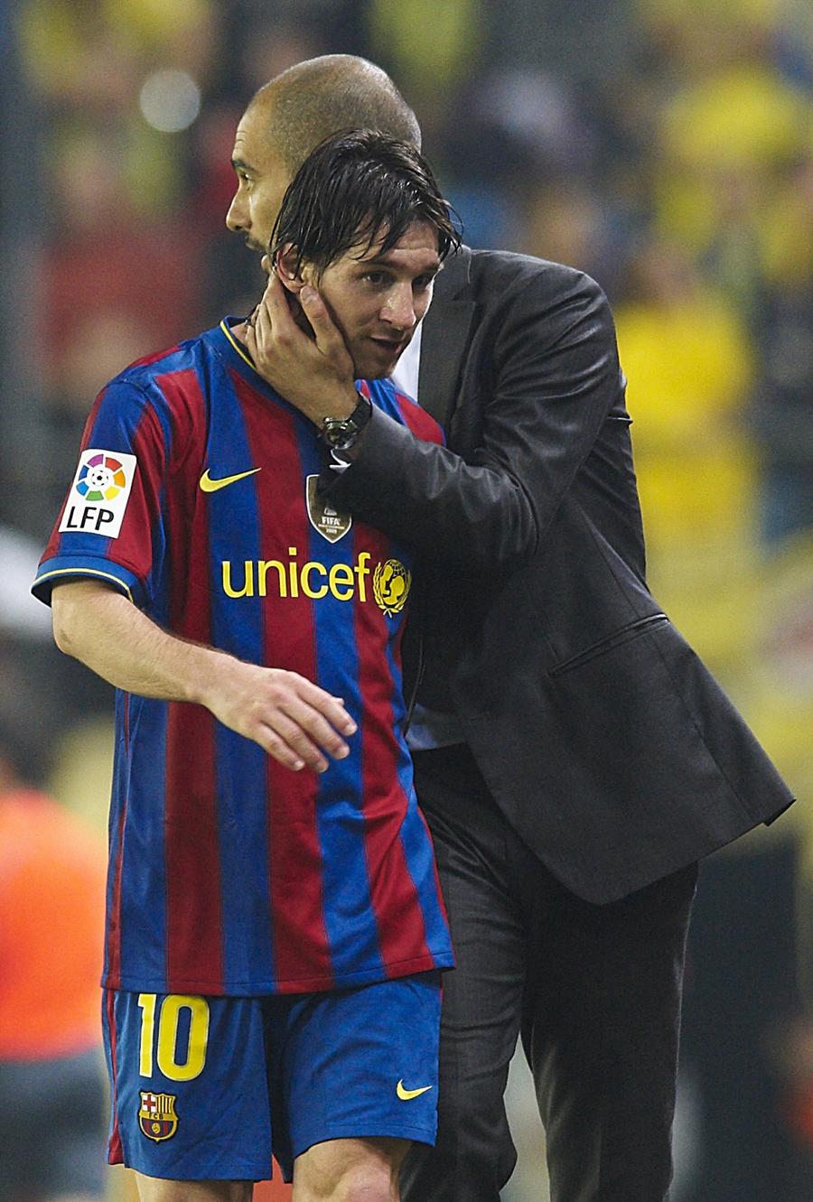 Pep Guardiola și Lionel Messi, în perioada petrecută la FC Barcelona // FOTO Getty Images Pep Guardiola a răspuns ofertei lui Beckham de a o prelua pe Inter Miami