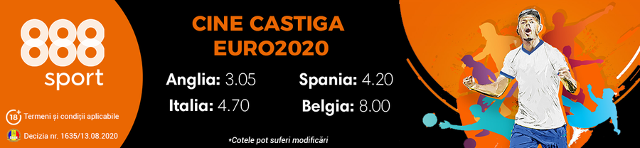 Favoritele la pariuri pe EURO 2020 înainte de sferturi