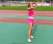Andreea Prisăcariu (21 de ani, 478 WTA) a povestit cum a fost amendată cu 50 de euro în ultimul meci.