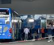Edi Iordănescu, controlat la coborârea din autocarul României