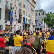 Fanii români fac spectacol la Munchen înaintea meciului cu Olanda / Foto: Cristian Preda (GSP.ro)