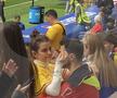 Kira Hagi, surprinsă în brațele iubitului ei la România - Olanda, foto: GSP