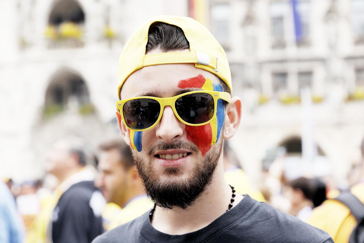 Fanii români fac spectacol la Munchen / România - Olanda, 02.07.2024