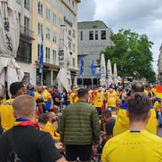 Fanii români fac spectacol la Munchen înaintea meciului cu Olanda / Foto: Cristian Preda (GSP.ro)