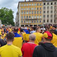 Fanii români fac spectacol la Munchen înaintea meciului cu Olanda / Foto: Cristian Preda (GSP.ro)