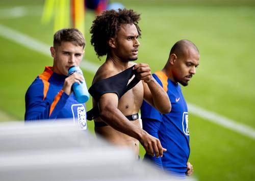 Joshua Zirkzee, la antrenamentul Olandei / Foto: Imago Images