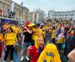 Mii de bucureșteni au înfruntat furtuna și au rămas pe baricade pentru a urmări România - Olanda / foto: Raed Krishan