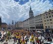 Fanii români fac spectacol la Munchen înaintea meciului cu Olanda / Foto: Cristian Preda (GSP.ro)