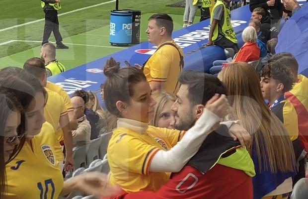Love is in the air: Kira Hagi, surprinsă în brațele iubitului ei  » Scene romantice în tribunele Allianz Arena