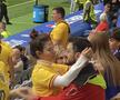Kira Hagi, surprinsă în brațele iubitului ei la România - Olanda, foto: GSP