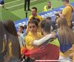 Kira Hagi, surprinsă în brațele iubitului ei la România - Olanda, foto: GSP