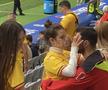 Kira Hagi, surprinsă în brațele iubitului ei la România - Olanda, foto: GSP