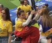 Kira Hagi, surprinsă în brațele iubitului ei la România - Olanda, foto: GSP