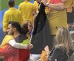 Kira Hagi, surprinsă în brațele iubitului ei la România - Olanda, foto: GSP