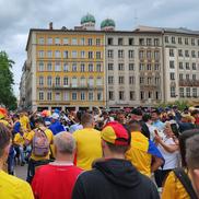 Fanii români fac spectacol la Munchen înaintea meciului cu Olanda / Foto: Cristian Preda (GSP.ro)
