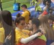 Kira Hagi, surprinsă în brațele iubitului ei la România - Olanda, foto: GSP