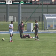 Antonio Bordușanu s-a accidentat în amicalul dintre Dinamo și Omonia
