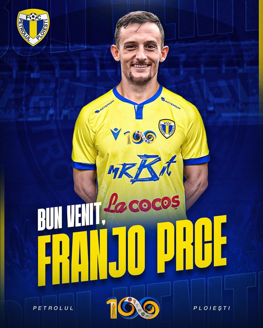 Franjo Prce, fundaș trecut și pe la Lazio, a fost prezentat în Superligă