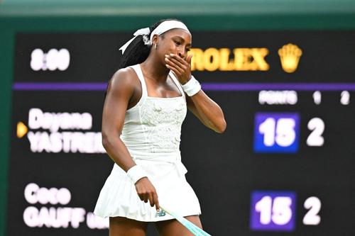 Coco Gauff, câștigătoarea de la Roland Garros din acest an, eliminată încă din primul tur la Wimbledon. Foto: Imago
