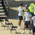 Lionel Messi, moment amuzant pe aeroportul din Miami // foto: captură X @FCB_Argentine