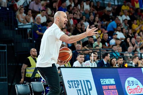 Vassilis Spanoulis, legendarul antrenor al Greciei/Foto: fiba.basketball