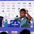 Ralf Rangnick, alături de David Alaba la conferința de presă // foto: Imago Images