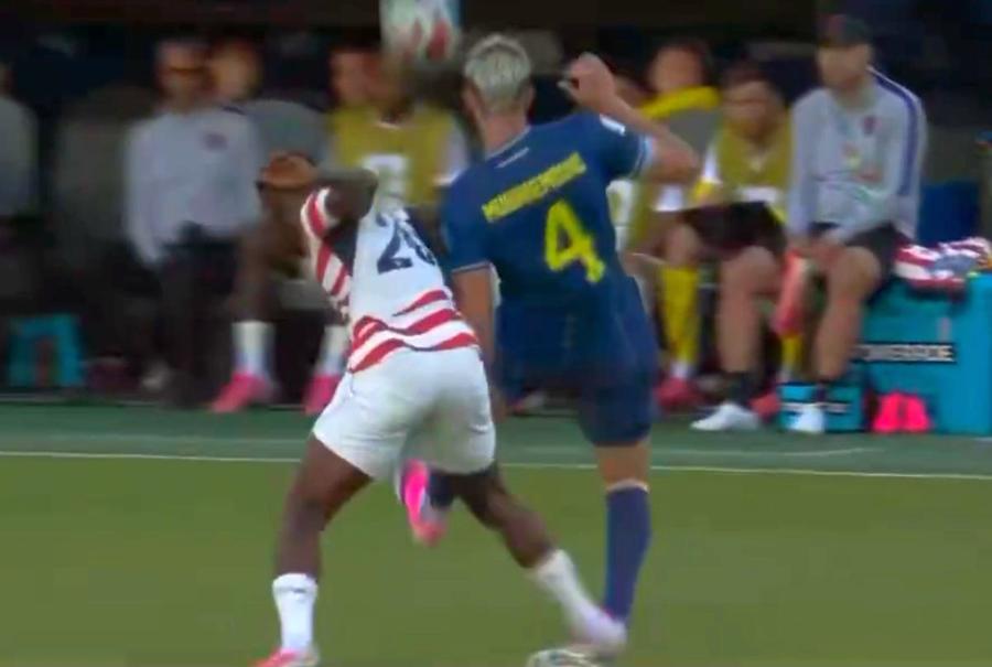 Balogun l-a faultat pe Tarik Muharemovic Verdictul specialiștilor la faza controversată din SUA - Bosnia