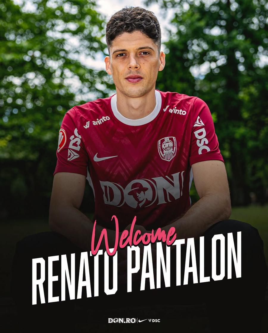 Nou transfer la CFR Cluj: „Bine ai venit, Pantalon!”