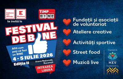 Festival de Bine, unul dintre cele mai așteptate evenimente ale verii, își deschide porțile la Arena Națională