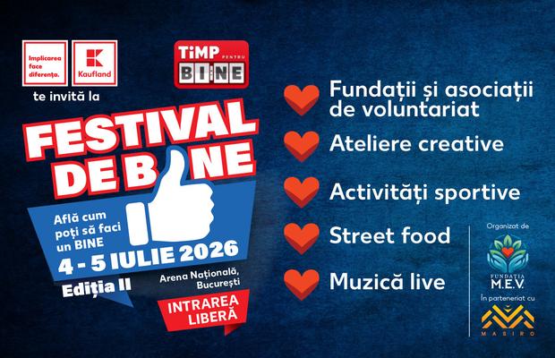 Festival de Bine, unul dintre cele mai așteptate evenimente ale verii, își deschide porțile la Arena Națională