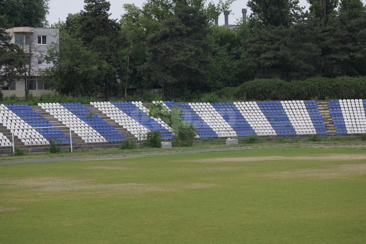 Cum arată stadionul „Delta - Gheorghe Iamandi” din Tulcea // foto: Andrei Furnigă (GSP)