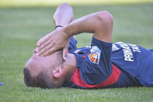 Poli Iași s-a impus în fața lui Chindia Târgoviște, scor 1-0, grație golului marcat de Passaglia din penalty // foto: Facebook @ FC Politehnica Iasi