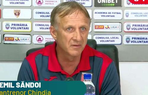 Chindia Târgoviște este prima echipă care a retrogradat matematic în Liga 2. Emil Săndoi, antrenorul dâmbovițenilor, a oferit declarații la finalul înfrângerii cu Poli Iași (0-1).