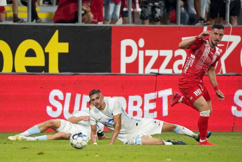 Sorin Șerban (centru) în UTA - FCSB 1-1 // foto: Alexandra Fechete