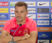Darius Olaru (25 de ani, mijlocaș central) a participat la conferința de presă premergătoare manșei secunde cu CSKA 1948 Sofia din turul II preliminar Conference League. În tur, FCSB s-a impus cu 1-0.