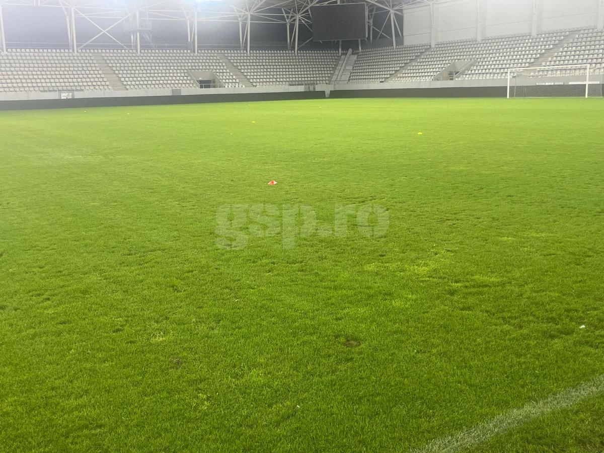 Încă un „adversar” pentru FCSB joi seara: gazonul de pe „Arc” arată deplorabil!