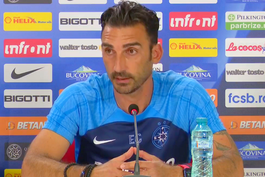 Elias Charalambous, 42 de ani, antrenorul FCSB, a susținut conferința de presă premergătoare manșei secunde cu CSKA 1948 Sofia din turul II preliminar Conference League. În tur, vicecampioana României s-a impus cu 1-0.