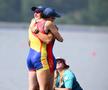 Ioana Vrînceanu și Roxana Anghel au obținut medalia de ARGINT la dublu rame feminin / Foto: Raed Krishan GSP