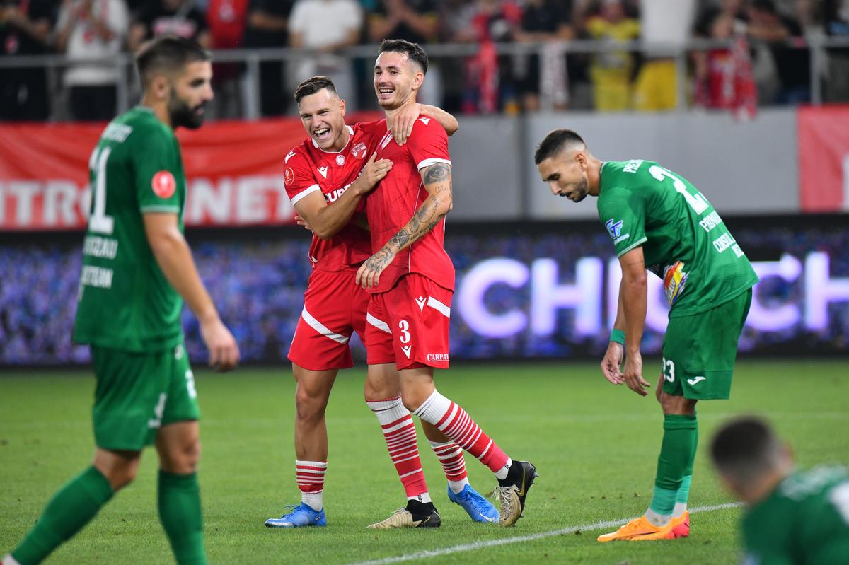 Dinamo în roller-coaster. „Câinii” au zburdat pe teren, dar au avut și momente de panică