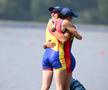 Ioana Vrînceanu și Roxana Anghel au obținut medalia de ARGINT la dublu rame feminin / Foto: Raed Krishan GSP