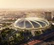 Cele 15 stadioane din 5 orașe ce vor găzdui meciurile de la CM 2034 din Arabia Saudită / Foto: dezeen.com